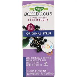 Травы Nature's Way Черная Бузина для Детей, Sambucus For Kids, 120 мл. (NWY-06973)