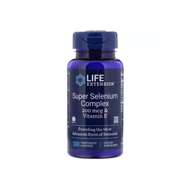 Минералы Life Extension Супер Комплекс Селен, Super Selenium, 100 Вегетарианских Ка (LEX-17781)