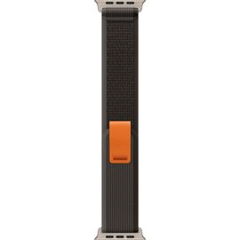 Ремінець до смарт-годинника Apple 49mm Trail Loop - M/L Black/Gray (MQEQ3ZM/A)