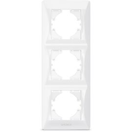 Рамка Videx BINERA белая 3 поста (VF-BNFR3V-W)