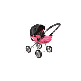 Коляска для кукол Melogo 9325A pink/black (Melogo 9325A pink/black)