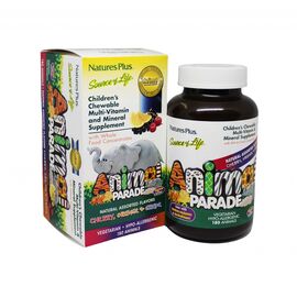 Мультивитамин Natures Plus Мультивитамины для Детей, Вкус Ассорти, Animal Parade, 180 (NAP-29982)