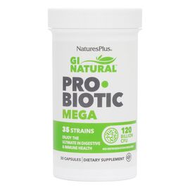 Пробиотики Natures Plus Пробиотики Мега, Probiotic Mega, Nature's Plus, 120 млрд КОЕ (NAP-43902)