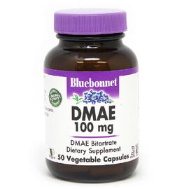 Аминокислота Bluebonnet Nutrition Диметиламиноэтанол, DMAE, 100 мг, 50 растительных капсул (BLB1088)