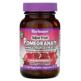 Травы Bluebonnet Nutrition Экстракт плодов Граната, Pomegranate Extract, 60 вегетариан (BLB-00983)