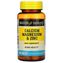 Минералы Mason Natural Кальций, магний и цинк, Calcium Magnesium & Zinc, 100 табле (MAV-09681)