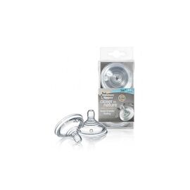 Соска Tommee Tippee силиконовая Closer to Nature Tommee Tippee "Средний поток" 2 (42112276)