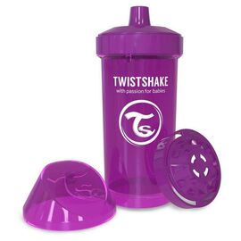 Поильник-непроливайка Twistshake 360 мл 12+мес, фиолетовый (78072)