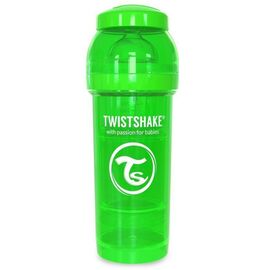Пляшечка для годування Twistshake антиколькова 260 мл, зелена (24855)