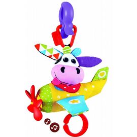 Игрушка на коляску Yookidoo Коровка пилот музыкальная (70632)