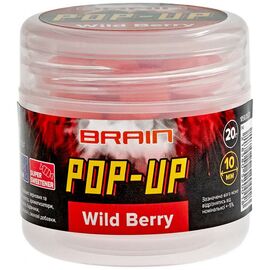 Бойл Brain fishing Pop-Up F1 Wild Berry (земляника) 12mm 15g (1858.51.28)