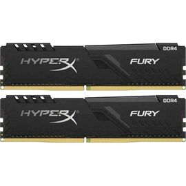 Модуль памяти для компьютера DDR4 32GB (2x16GB) 2666 MHz Fury Black Kingston Fury (ex.HyperX) (HX426C16FB4K2/32)