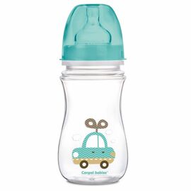 Бутылочка для кормления Canpol babies антиколиковая EasyStart - Toys с широким отверстием 240 мл (35/221_blu)