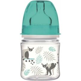 Бутылочка для кормления Canpol babies с широким горлышком антиколиковая Jungle, серая, 120 мл (35/226_grey)