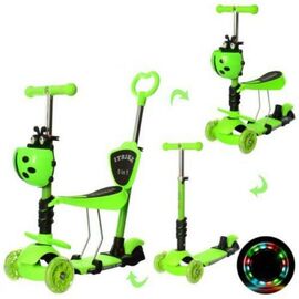 Самокат iTrike Maxi 5 в 1 зелений (JR 3-077-GR green)