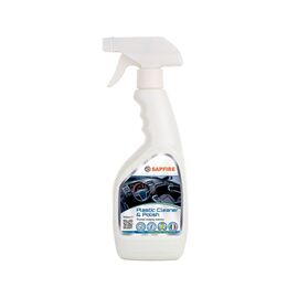 Автополироль SAPFIRE Plastic Cleaner Polish - лимон 500мл (002821)