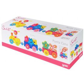 Розвиваюча іграшка Goki Паровозик Пунта Susibelle (55949)