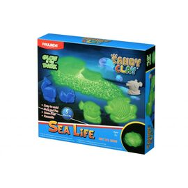 Набор для творчества Paulinda Песок для творчества Морская жизнь 250г светится в темноте 5 (PL-140079)