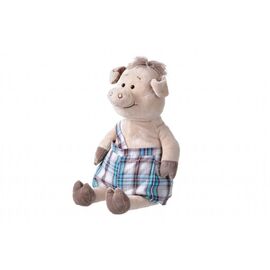 Мягкая игрушка Same Toy Свинка в комбинезоне 45 см (THT706)