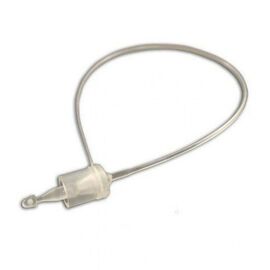 Ярликотримач пластиковий кільцевий для кріплення бирок та ярликів вручну 1000 штук довжина 15 см прозорий, Довжина: 150 мм, Колір: прозорий