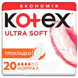 Гигиенические прокладки Kotex Ultra Soft Normal 20 шт. (5029053542676)