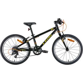 Велосипед Leon 20" GO 7 speed Vbr рама-10" 2022 Black (OPS-LN-20-002)