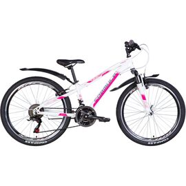 Велосипед Formula 24" Forest AM Vbr рама-12,5" 2022 White/Pink (OPS-FR-24-340)