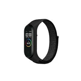 Ремешок для фитнес браслета BeCover Nylon Style для Xiaomi Mi Smart Band 7 Black (707655)