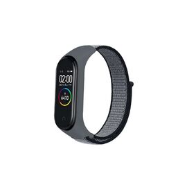 Ремешок для фитнес браслета BeCover Nylon Style для Xiaomi Mi Smart Band 7 Gray (707659)