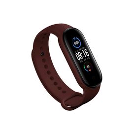 Ремешок для фитнес браслета BeCover Silicone для Xiaomi Mi Smart Band 5/6/7 Red Wine (705557)