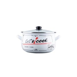 Кастрюля Gusto "Давайте готувати" Б 20 см 4,0 л (GT-T-120-LCW)