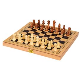 Настільна гра A-Toys Дерев'яні шахи з нардами та шашками (S3023)