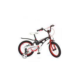 Детский велосипед Prof1 16" Infinity Черный/Красный (LMG16201 black/red)