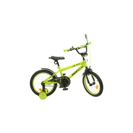 Дитячий велосипед Prof1 Dino 16" Чорно-зелений (Y1671 green/black)