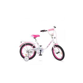 Детский велосипед Prof1 16" Flower Белый/Розовый (Y1685 white/pink)