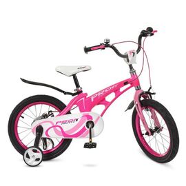 Детский велосипед Prof1 18" Infinity Малиновый с розовым (LMG18203 crimson/pink)