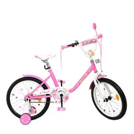 Детский велосипед Prof1 18" Flower Розовый (Y1881 pink)