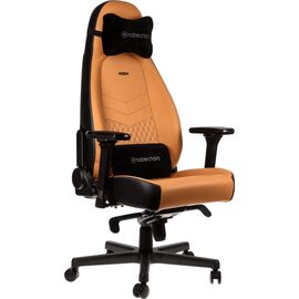 Кресло игровое Noblechairs Icon Real Leather Cognac/Black (NBL-ICN-RL-CBK)