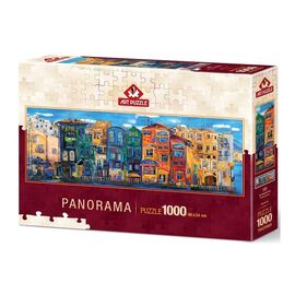 Пазл ART PUZZLE Цветной городок (панорама), 1000 элементов (5350)