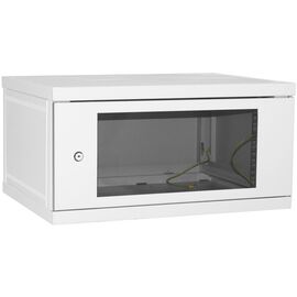 Шкаф настенный Ipcom 6U, 600*600, СН-6U-06-06-ДС-1-7035 (Тцб-0011412)