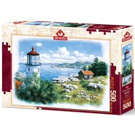 Пазл ART PUZZLE Маяк на набережній, 500 елементів (5076)