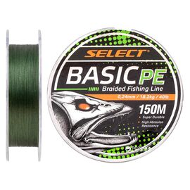 Шнур Select Basic PE 150m Dark Green 0.24mm 40lb/18.2kg (1870.18.73)