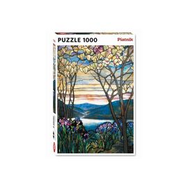 Пазл Piatnik Магнолии и ирисы Тиффани, 1000 элементов (PT-552045)