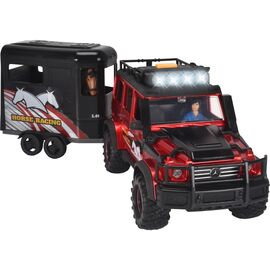 Игровой набор Dickie Toys Перевозка лошадей с внедорожником 42 см и фигурками (3837018)