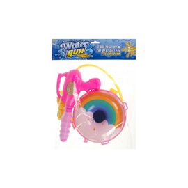Игрушечное оружие A-Toys Водный пистолет Радуга с рюкзаком в пакете (928)