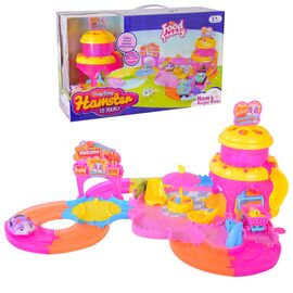 Ігровий набір A-Toys маленьких хом'яків: бургерна, міні-трек у коробці (Y002)