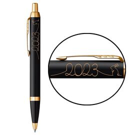 Ручка шариковая Parker IM 17 ZODIAC Black GT BP 2023 Год Кролика (22032_Z212y)