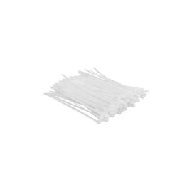 Стяжка Top Tools белая, 2.5x100 мм, пластик, 100 шт. (44E950)