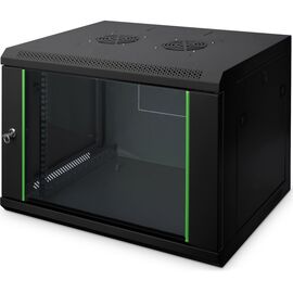 Шкаф настенный Digitus Wall Mounting Dynamic Basic 19" 7U 600x600, RAL 9005 (DN-1907U-6/6-EC-SW)
