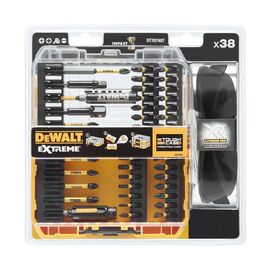 Набор бит DeWALT EXTREME FLEXTORQ,Phillips,Pozidriv,Torx,Slotted,Ph2,Pz3,38 шт, кейс (DT70740T)
